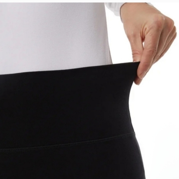 32° Degrees Heat Leggings 2 Pack Size XL Black Stretch Casual High Waist Pants - Picture 5 of 11